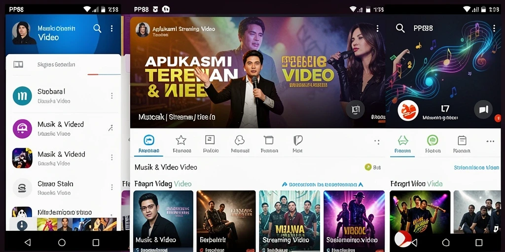 Antarmuka PP88 yang menarik dan fungsional untuk Streaming Video.