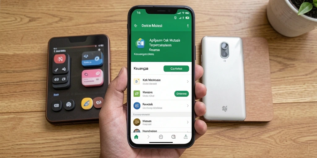 Screenshot antarmuka T6 menampilkan fungsi cek mutasi yang sederhana dan informatif.